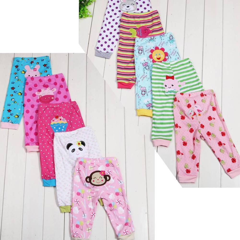 Cotton Baby Pants – Soft Embroidered Trousers for All Seasons (3M–24M)