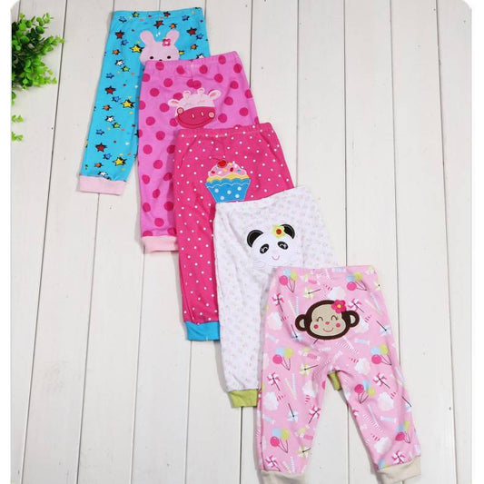 Cotton Baby Pants – Soft Embroidered Trousers for All Seasons (3M–24M)
