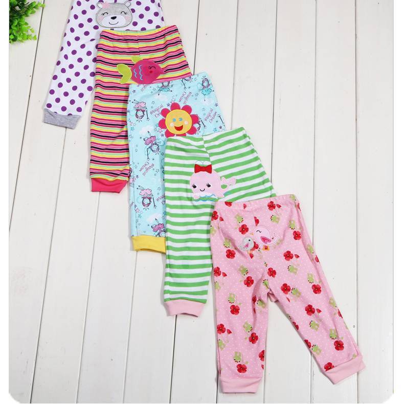 Cotton Baby Pants – Soft Embroidered Trousers for All Seasons (3M–24M)